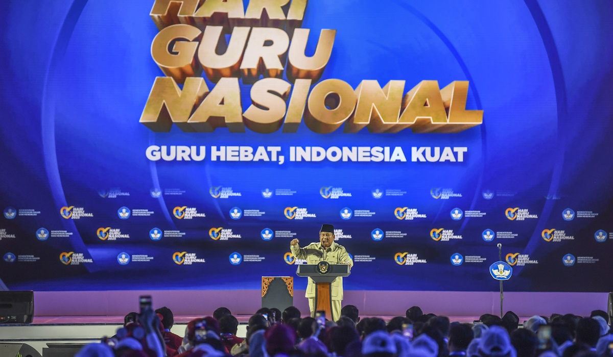 Prabowo Tegaskan Pentingnya Membela Guru, Anak Nakal Jangan Dibiarkan