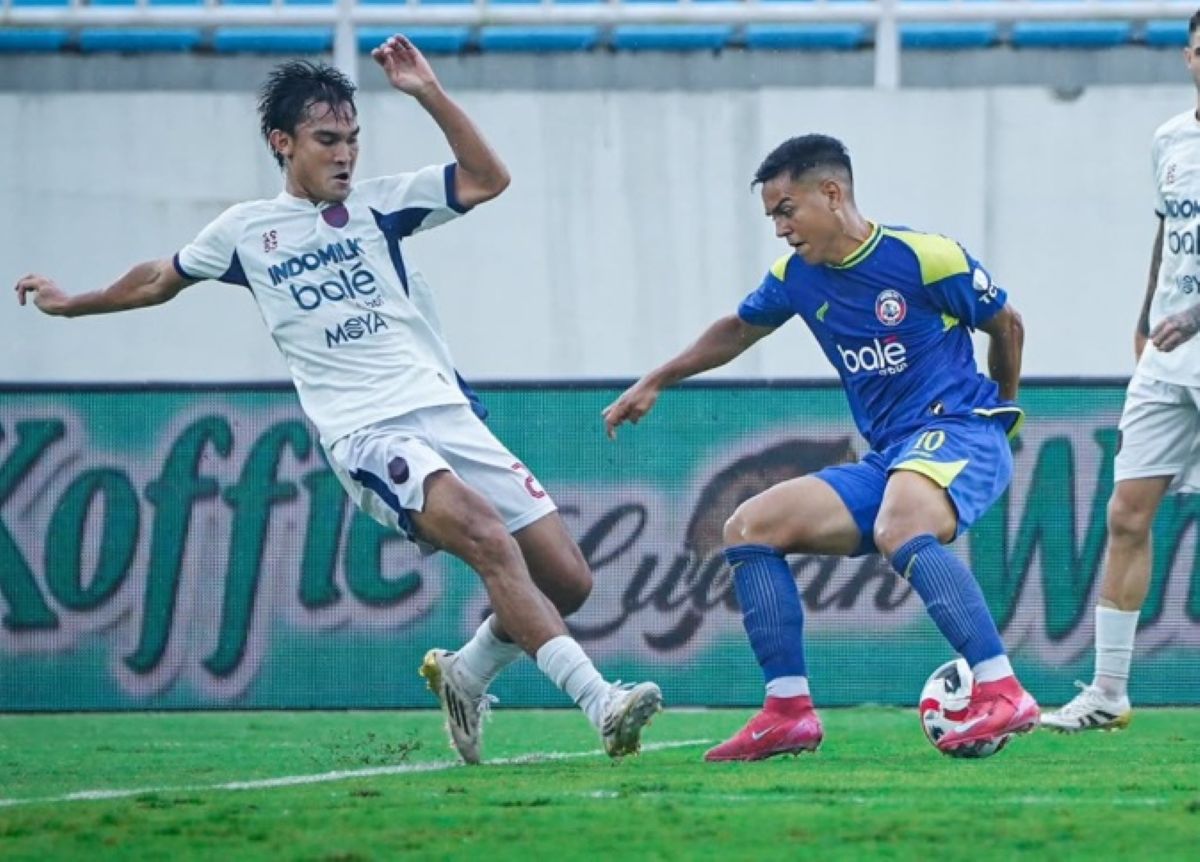 Arema FC Kalah Dari Persita Tangerang Di Super League 2025-2026.