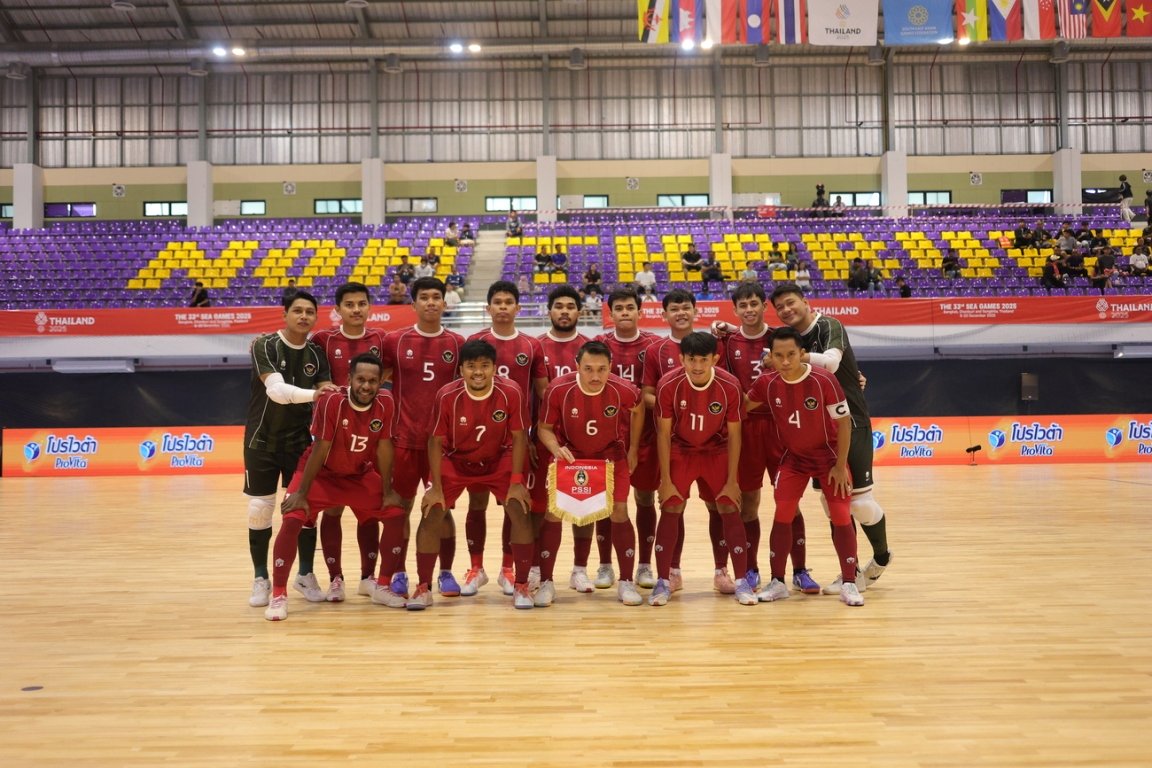 Timnas Futsal Indonesia Siap Raih Emas Lawan Thailand Malam Ini