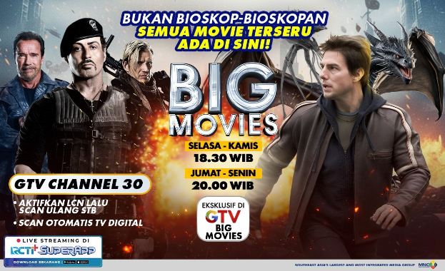 Waktunya Menikmati Maraton Film Action di GTV Big Movies!